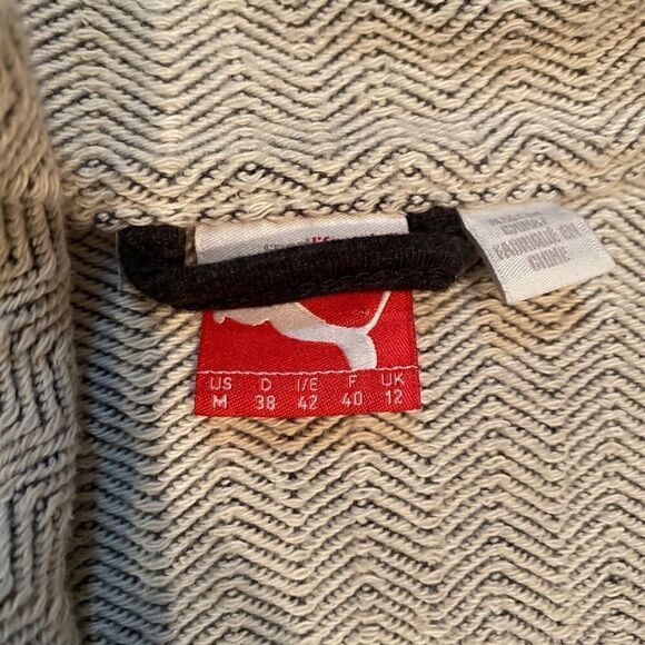 Puma Active Gray Full Zip Asymmetrical Hem Jacket - Picture 5 of 6